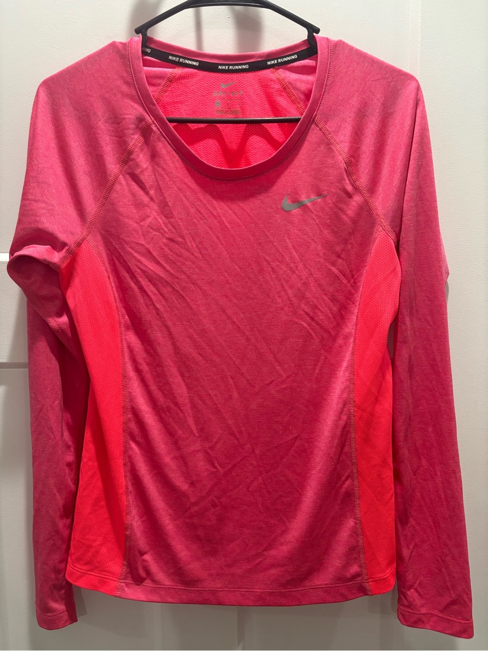 Nike Women’s Hot Pink Long-Sleeve Performance Top